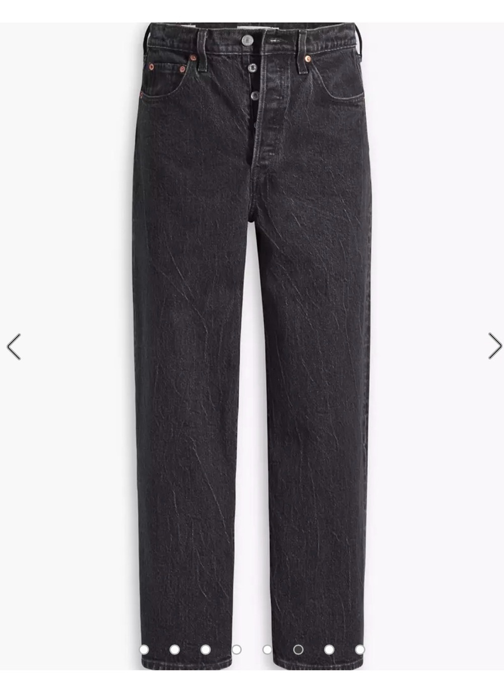 Levi's Black Slim Straight Jeans